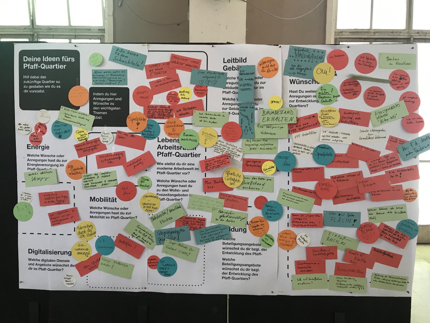 Anregungen der Bürger am "Tag der offenen Tür"